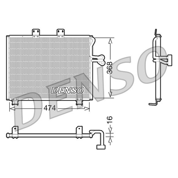 Model Condensor Denso Denso Ac Condenser DCN06013 – tradevehicleparts.co.uk
