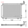 Denso Ac Condenser DCN10057 thumbnail