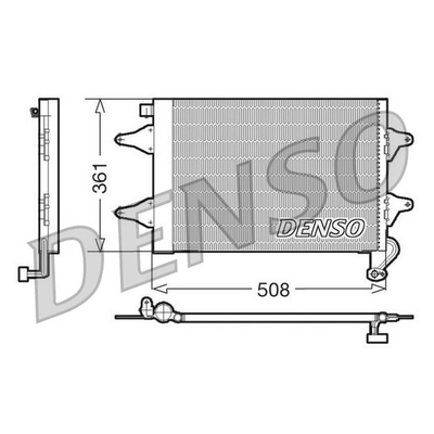 Denso Ac Condenser DCN27004