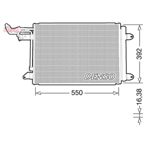 Denso Ac Condenser DCN32032