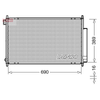 Denso Ac Condenser DCN40016 thumbnail
