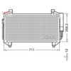 Denso Ac Condenser DCN45011 thumbnail