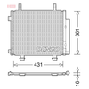 Denso Ac Condenser DCN47004 thumbnail