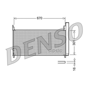 Denso Ac Condenser DCN50037