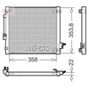 Denso Ac Condenser DCN99081 thumbnail