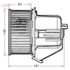 Denso Cabin Blower Fan DEA07027 thumbnail