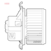 Denso Cabin Blower Fan DEA09024 thumbnail