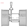 Denso Cabin Blower Fan DEA12001 thumbnail