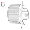 Denso Cabin Blower Fan DEA12004 thumbnail