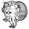 Denso Cabin Blower Fan DEA12006 thumbnail