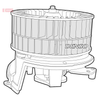 Denso Cabin Blower Fan DEA17004 thumbnail