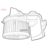 Denso Cabin Blower Fan DEA23004 thumbnail