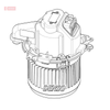 Denso Cabin Blower Fan DEA23023 thumbnail