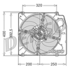 Denso Radiator Cooling Fan DER01005 thumbnail