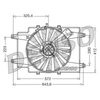 Denso Radiator Cooling Fan DER01007 thumbnail