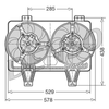 Denso Radiator Cooling Fan DER01016 thumbnail