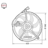 Denso Radiator Cooling Fan DER05009 thumbnail