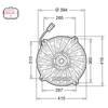 Denso Radiator Cooling Fan DER07012 thumbnail