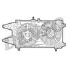 Denso Radiator Cooling Fan DER09037 thumbnail