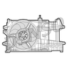 Denso Radiator Cooling Fan DER09039 thumbnail