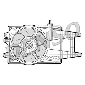 Denso Radiator Cooling Fan DER09040