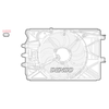 Denso Radiator Cooling Fan DER09069 thumbnail