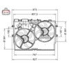 Denso Radiator Cooling Fan DER09310 thumbnail