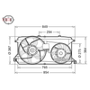 Denso Radiator Cooling Fan DER10009 thumbnail