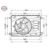 Denso Radiator Cooling Fan DER10010 thumbnail