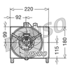 Denso Radiator Cooling Fan DER16002 thumbnail