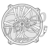 Denso Radiator Cooling Fan DER21015 thumbnail