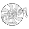 Denso Radiator Cooling Fan DER32007 thumbnail