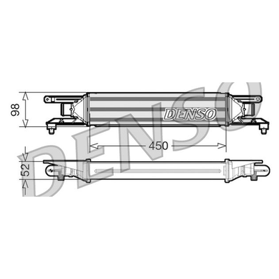 Denso Radiator DIT01001