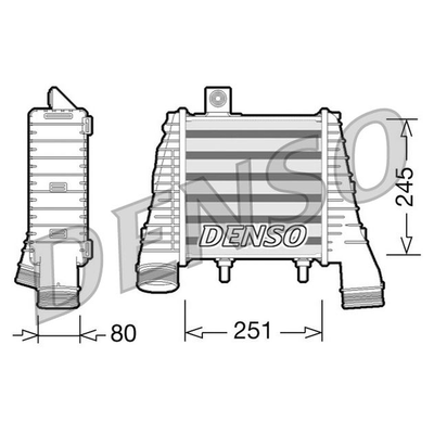Denso Radiator DIT02008