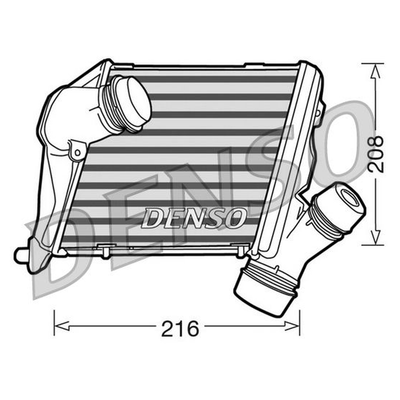 Denso Radiator DIT02014