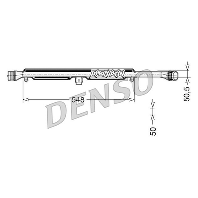 Denso Radiator DIT02026