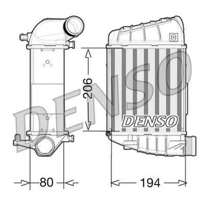 Denso Radiator DIT02028