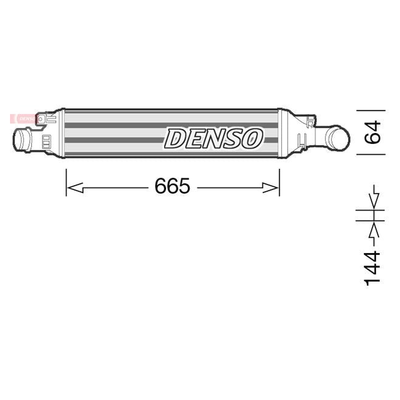 Denso Radiator DIT02036