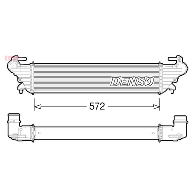 Denso Radiator DIT09114