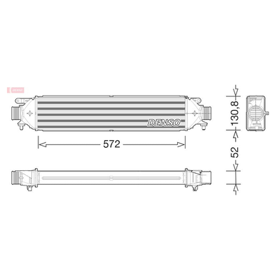 Denso Radiator DIT09122