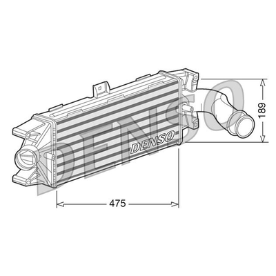 Denso Radiator DIT12003