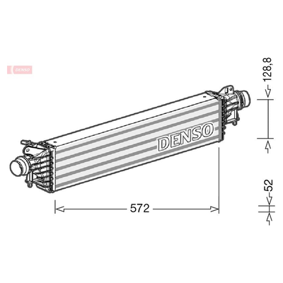 Denso Radiator DIT20004