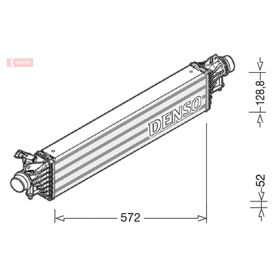 Denso Radiator DIT20005
