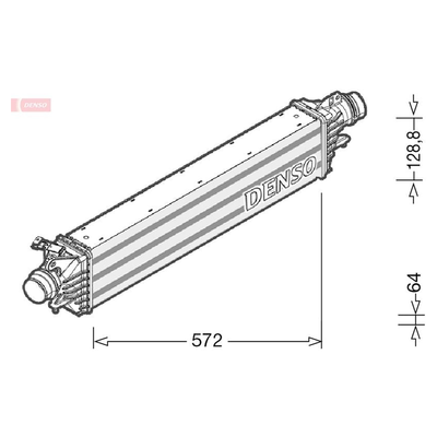 Denso Radiator DIT20006