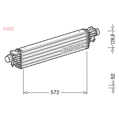 Denso Radiator DIT20007
