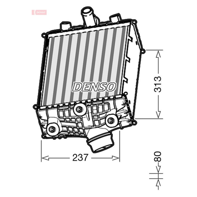Denso Radiator DIT28002