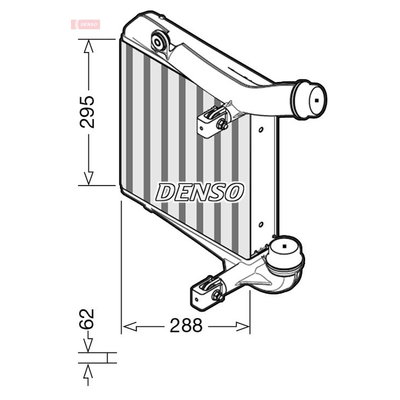 Denso Radiator DIT28013