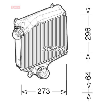 Denso Radiator DIT28023