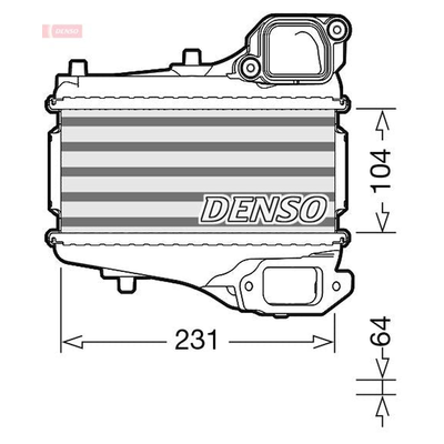 Denso Radiator DIT40001