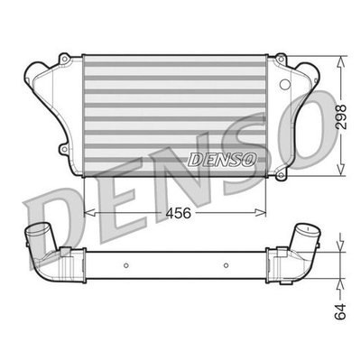 Denso Radiator DIT45004